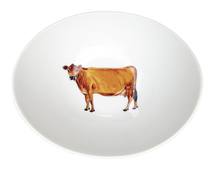 Jersey Cow 18cm Oval Bowl (limited edition)