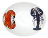 Richard Bramble Lobster & Crab 18cm Oval Bowl