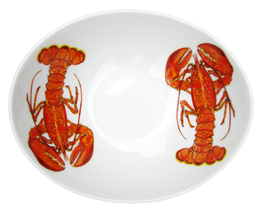 Richard Bramble Red Lobster 18cm Oval Bowl