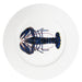 Richard Bramble Blue Lobster 19cm Flat Rimmed Plate 