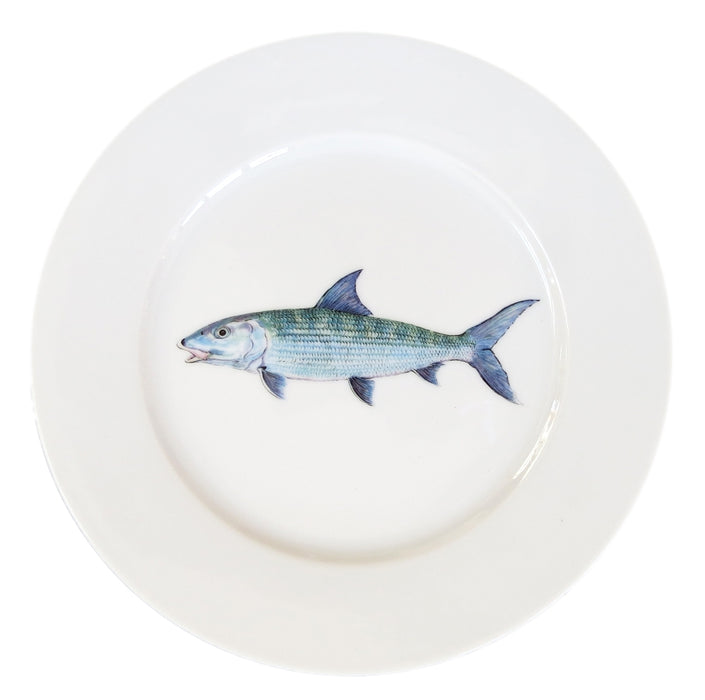 Bonefish 19cm Flat Rimmed Plate by Richard Bramble