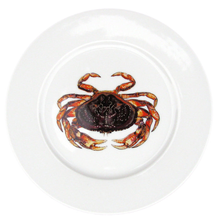 Dungeness Crab 19cm Flat Rimmed Plate