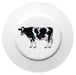 Holstein-Friesian Cow 19cm Flat Rimmed Plate by Richard Bramble