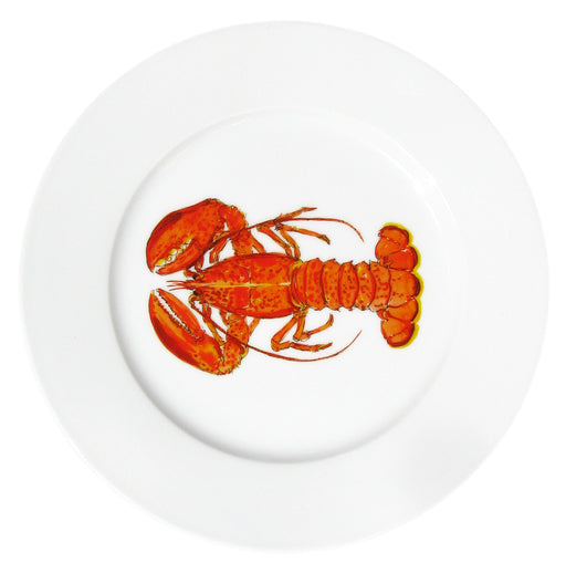 Richard Bramble Red Lobster 19cm Flat Rimmed Plate 