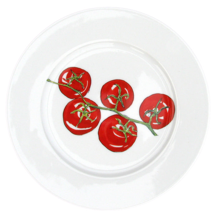 Tomatoes 19cm Flat Rimmed Plate