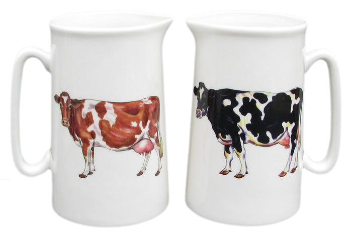 Holstein-Friesian 1 Pint Jug styled on the table