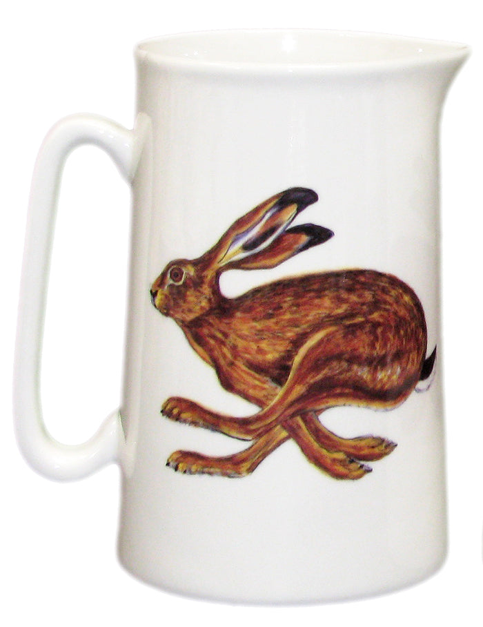 Hare 1 Pint Jug styled on the table