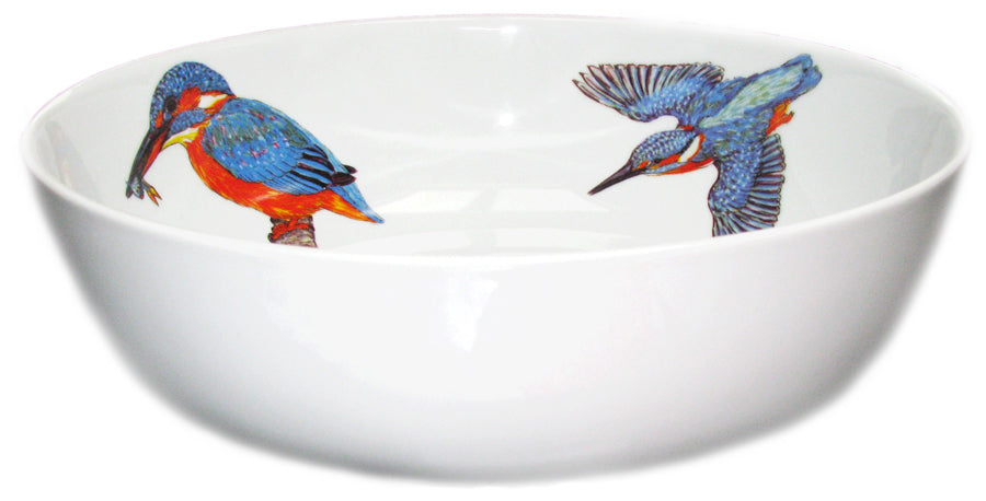 Kingfishers 24cm Bowl by Richard Bramble