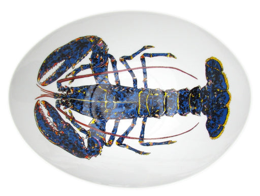Richard Bramble Blue Lobster 27cm Oval Bowl