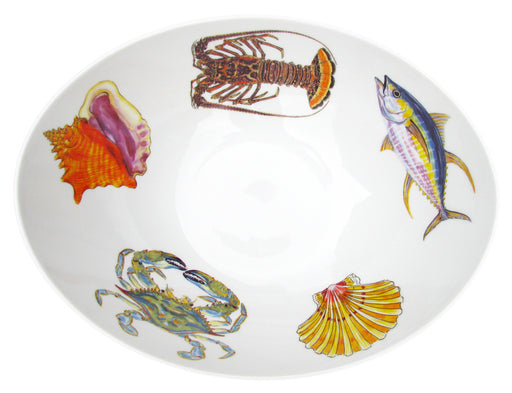 Richard Bramble Fish & Shellfish US South Coast 27cm Oval Bowl