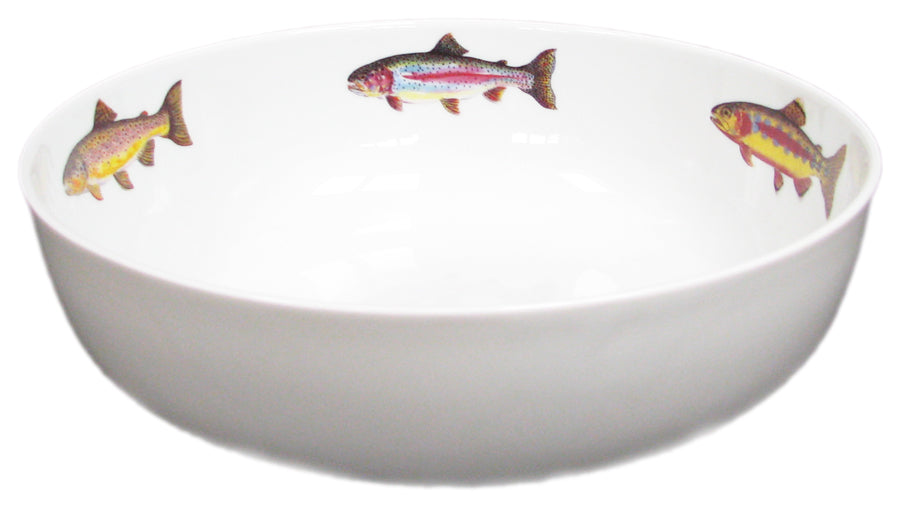 Trout 28cm bowl by Richard Bramble