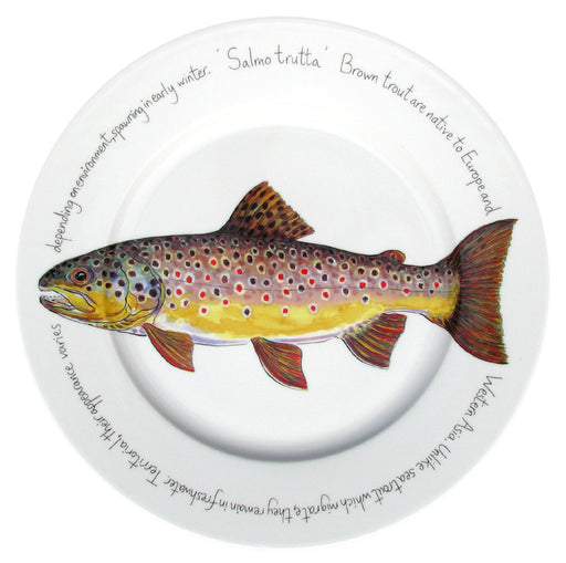 Brown Trout 30cm Plate by Richard Bramble