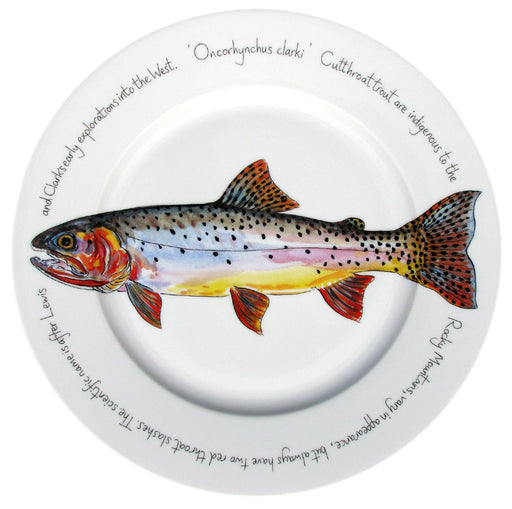 Cutthroat Trout 30cm Plate by Richard Bramble