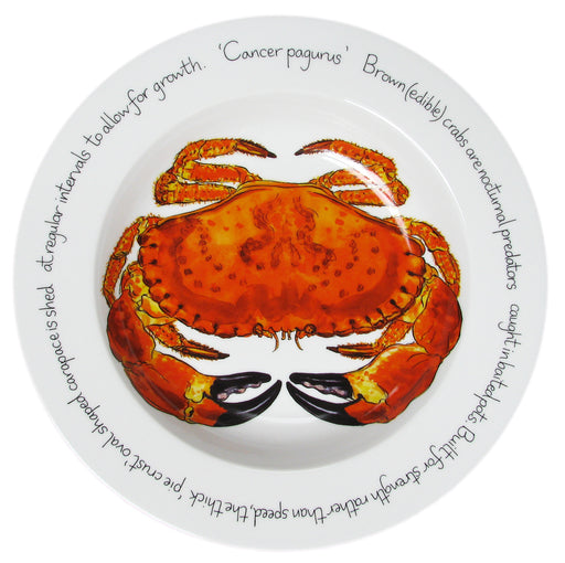 Richard Bramble Crab 30cm Deep Rimmed Bowl