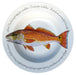 Red Drum 30cm Deep Rimmed Bowl by Richard Bramble