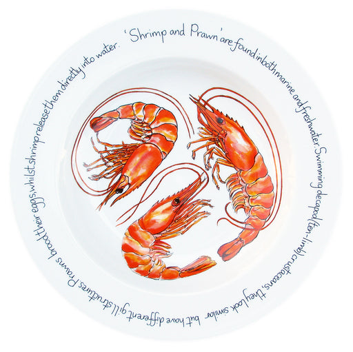 Richard Bramble Shrimp & Prawn 30cm Deep Rimmed Bowl