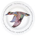 Richard Bramble Green-winged Teal 30cm Deep Rimmed Bowl