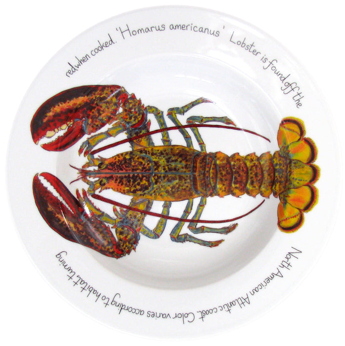 North American Lobster 30cm Deep Rimmed Bowl
