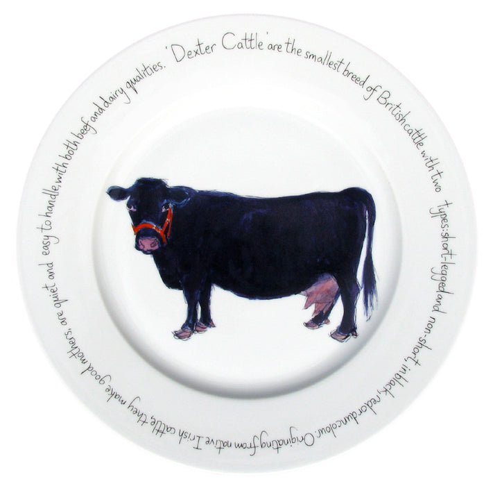 Dexter Cow 30cm Plate by Richard Bramble