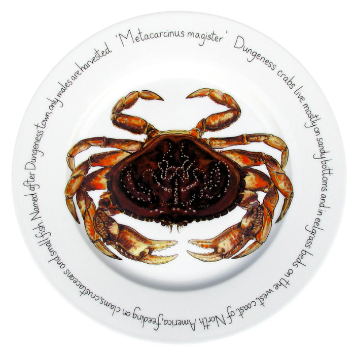 Dungeness Crab 30cm Plate by Richard Bramble