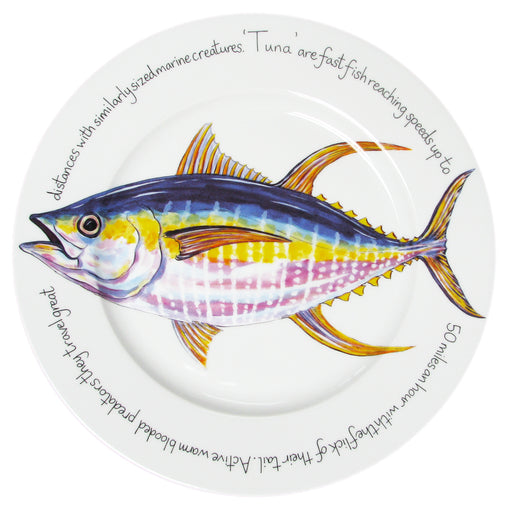 Richard Bramble Yellowfin Tuna 30cm Flat Rimmed Plate