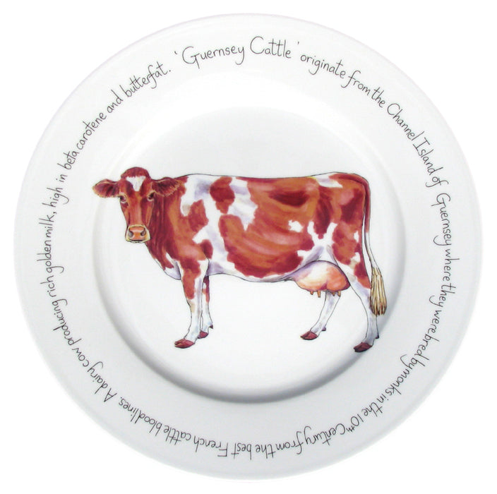 Guernsey Cow 30cm Plate by Richard Bramble
