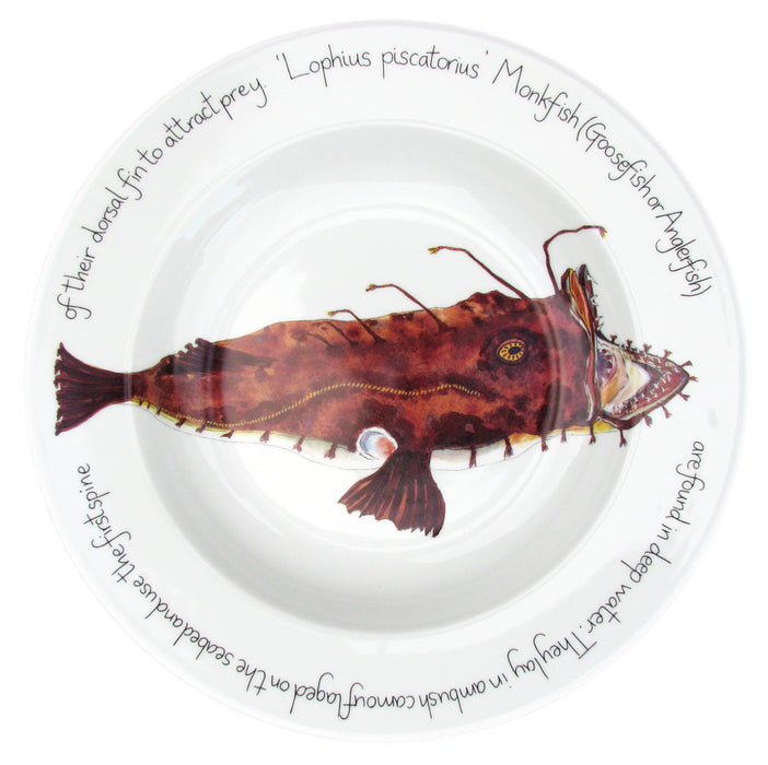 Richard Bramble Monkfish 30cm Deep Rimmed Bowl