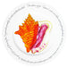 Conch Shell 30cm Flat Rimmed Plate by Richard Bramble