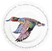 Green-winged Teal 30cm Flat Rimmed Plate