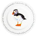Puffin Standing 30cm Flat Rimmed Plate by Richard Bramble