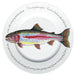 Rainbow Trout 30cm Flat Rimmed Plate by Richard Bramble