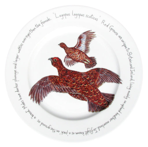 Red Grouse 30cm Plate by Richard Bramble