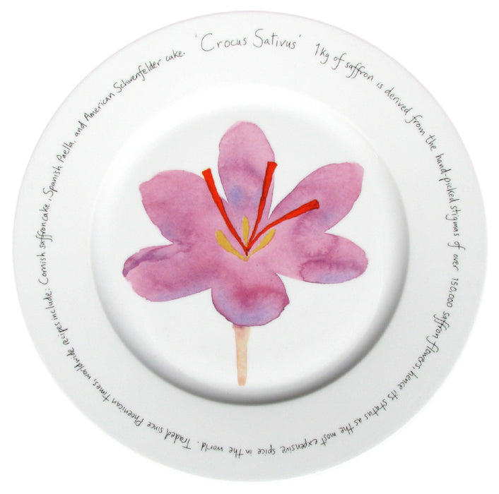 Saffron 30cm Plate by Richard Bramble