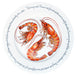 Richard Bramble Shrimp & Prawn 30cm Flat Rimmed Plate