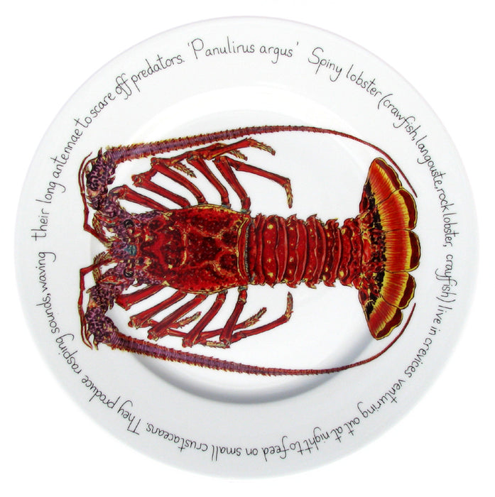 Spiny Lobster 30cm Plate by Richard Bramble