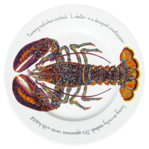 Richard Bramble North American Lobster 30cm Flat Rimmed Plate