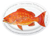 Richard Bramble Red Snapper 39cm Oval (15.4")