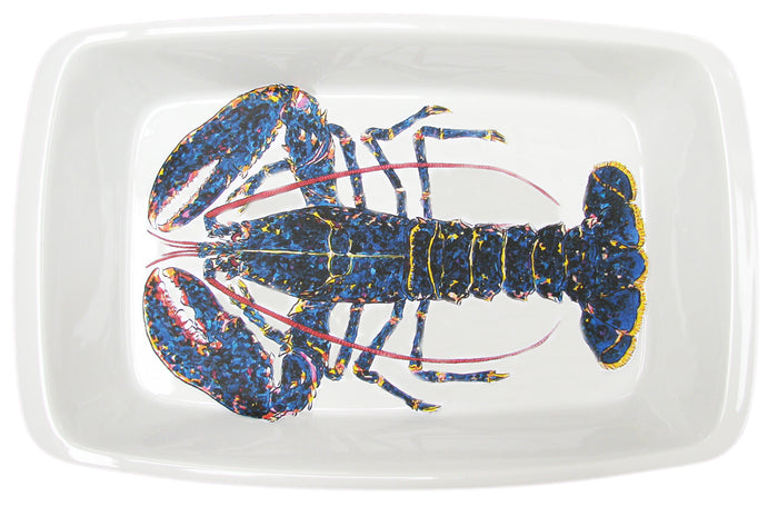 Blue Lobster Large Roaster & Baking Dish in use