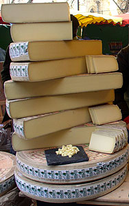 Reserve Comté Cheese styled on the table