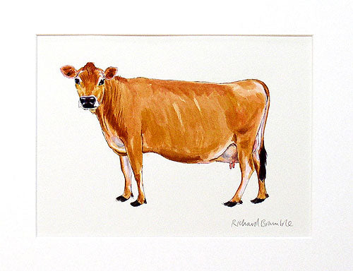 Jersey Cow Original Painting
