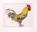 Scots Grey Cockerel Original Painting