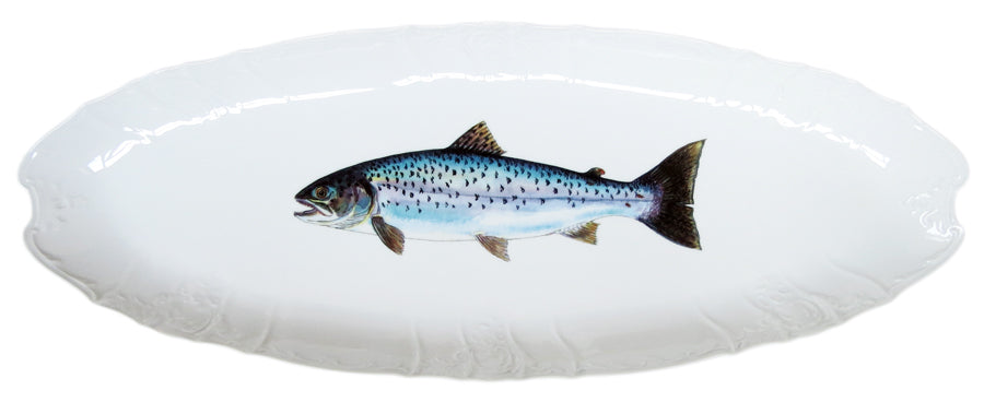 Sea Trout 65cm (25.5") Large Oval Plate (limited edition)