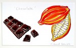 Cacoa Pod & Chocolate Bar Original Painting
