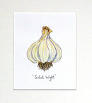 Garlic 'Solent Wight' Original Painting