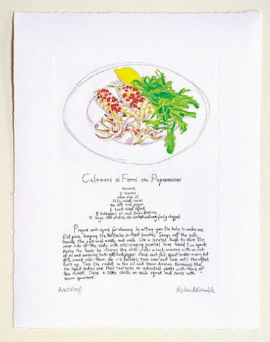 Calamari Recipe Print - The River Cafe