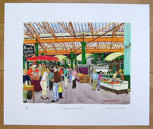 Borough Market - Main Entrance Print