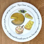 Alpine Cheese 21cm Plate in use