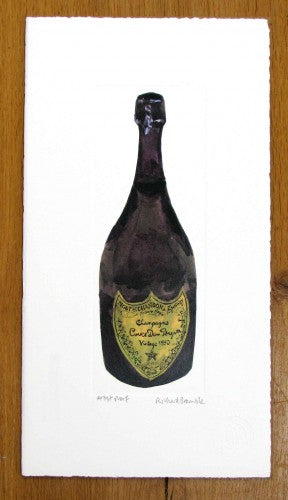 Richard Bramble artist print Dom Perignon Champagne