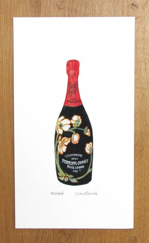 Richard Bramble artist print Belle Epoque Champagne