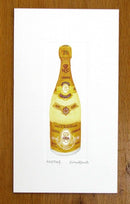 Richard Bramble artist print Crystal Champagne Louis Roederer